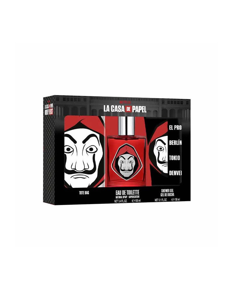 Netflix La Casa De Papel Eau De Toilette Spray 100ml Set 3 Piezas