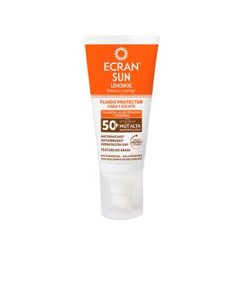 Ecran Sun Lemonoil Fluido Solar Cara Y Escote Spf50 50ml