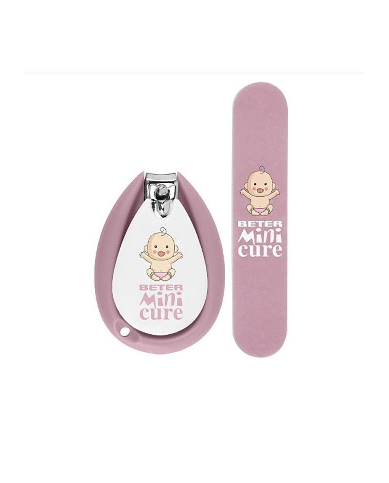 Beter Lote Minicure Bebé Rosa 2 Piezas