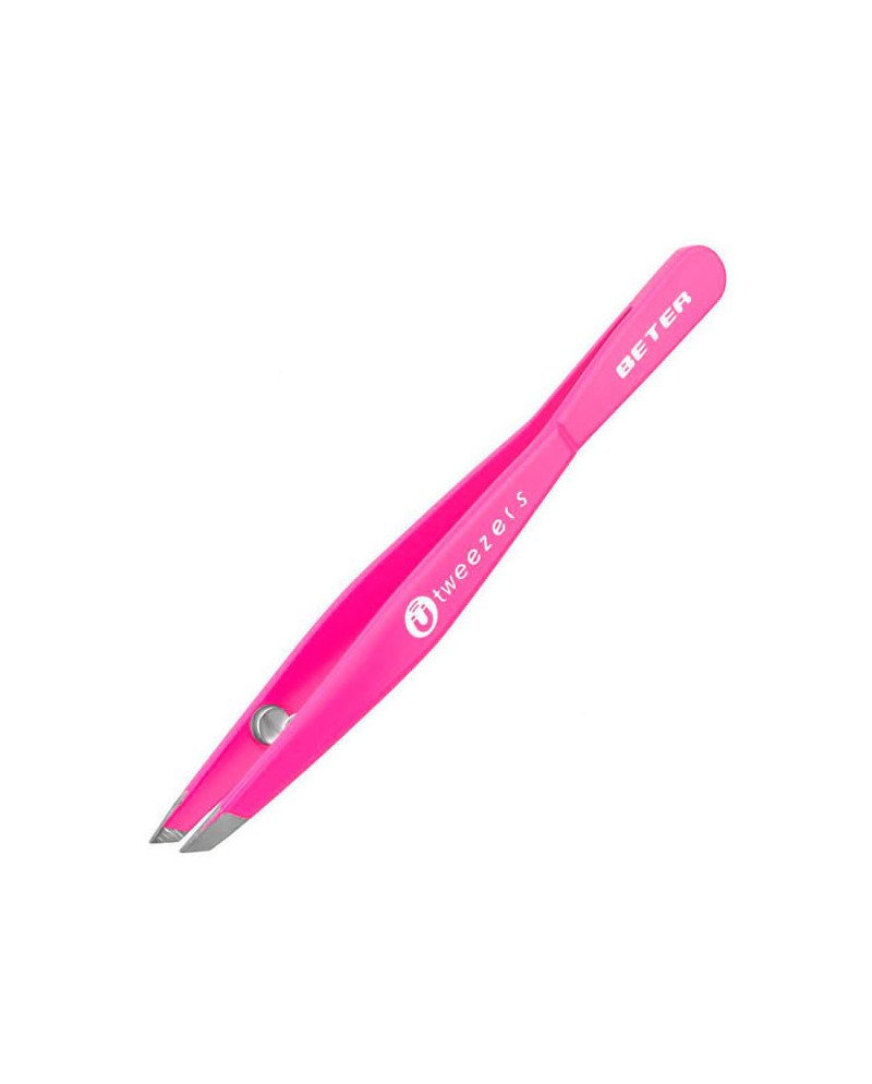 Beter Tweezers Magnetic Pinza De Depilar Punta Oblícua Fucsia