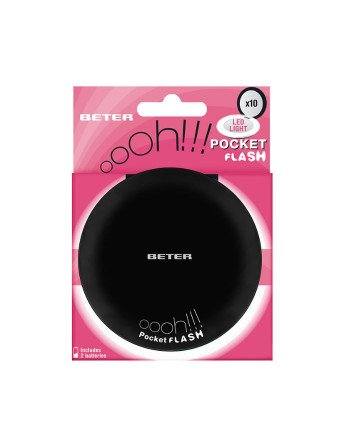 Beter Ohh! Pocket Flash Con Luz Y Aumento x10 Negro