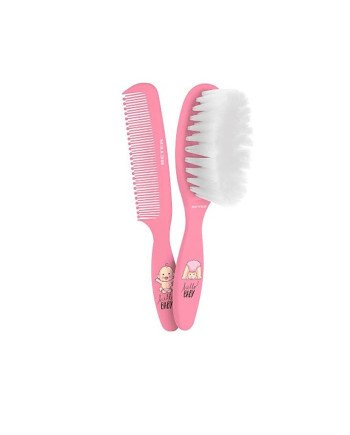 Beter Set De Peine Y Cepillo Para Bebé Rosa