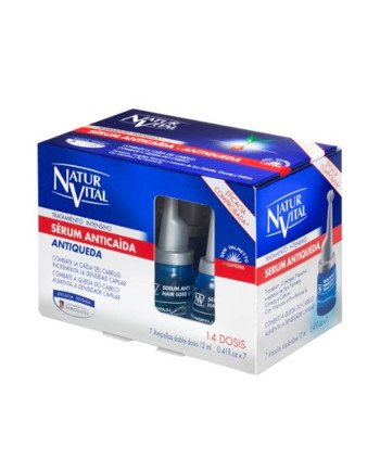 Naturvital Serum Anticaída Tratamiento Intensivo Ampollas 7x12ml
