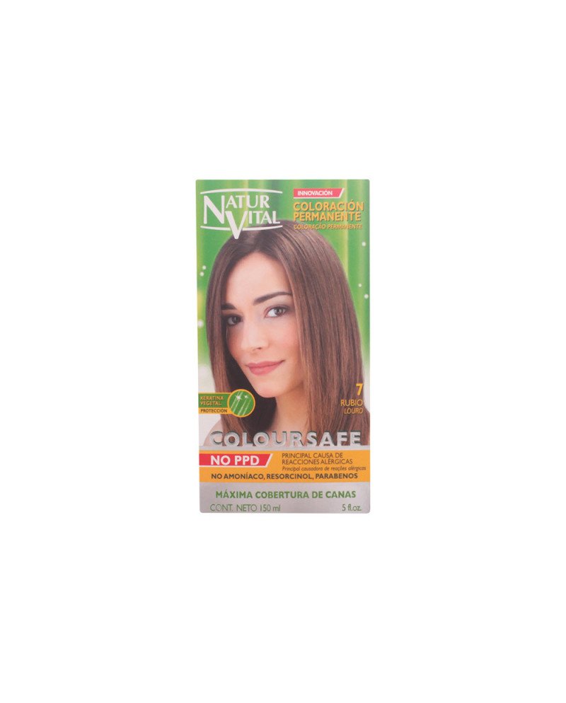 Naturaleza Y Vida Coloursafe Tinte Permanente 7 Rubio 150ml