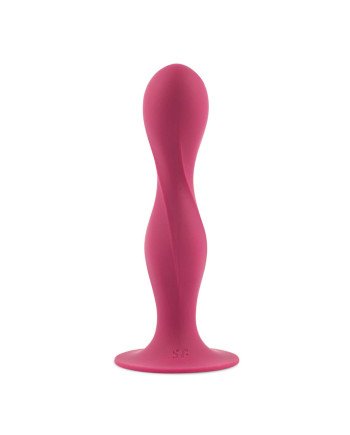 Satisfyer Double Ball-R Rumbly Kinetic Sensattion Dildo Color Rojo 1Un