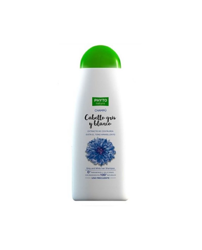 Phyto Nature Champú Cabellos Gris & Blanco 400ml
