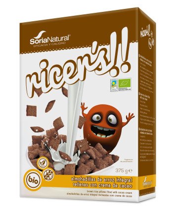 Alecosor Ricers Almohadilla S De Arroz C- Chocolate 375 Gra