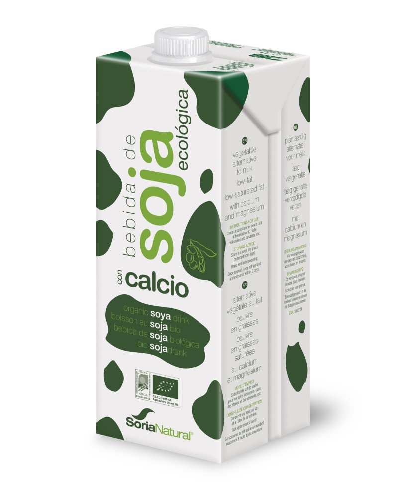 Alecosor Pack Leche Soja Biologica Con Calcio 6 X 1 Litro