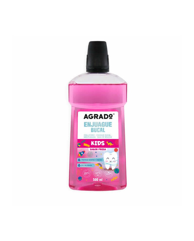 Agrado Enjuague Bucal Kids Fresa 500ml