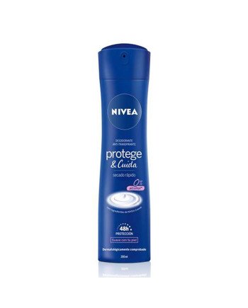 Nivea Protege Desodorante Con Secado Rapido Sin Alcohol 200Ml Vaporizador