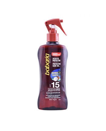 Babaria Monoi Tahiti Aceite Spf15 Proteccion Media 300Ml