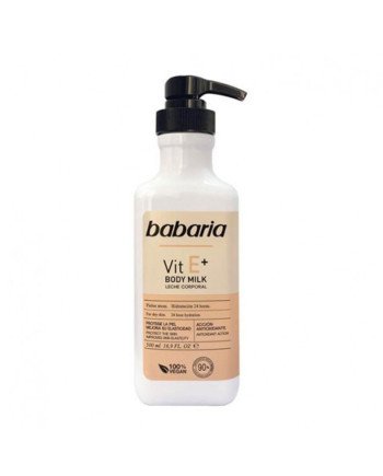 Babaria Vit E+ Body Milk Vegan Piel Seca 500Ml