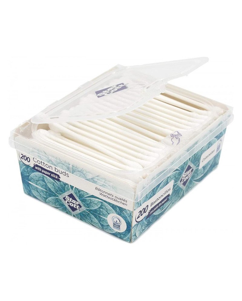 Eurostil Caja Bastoncillos Algodón 1Un