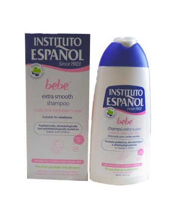 Instituto Español Bebe Champu Suave Recien Navido Piel Sensible Sin Alergenos 300Ml