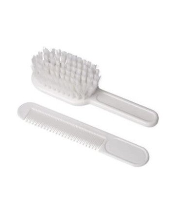 Eurostil Bebe Cepillo Suave Blanco 1Un + Peine 1U