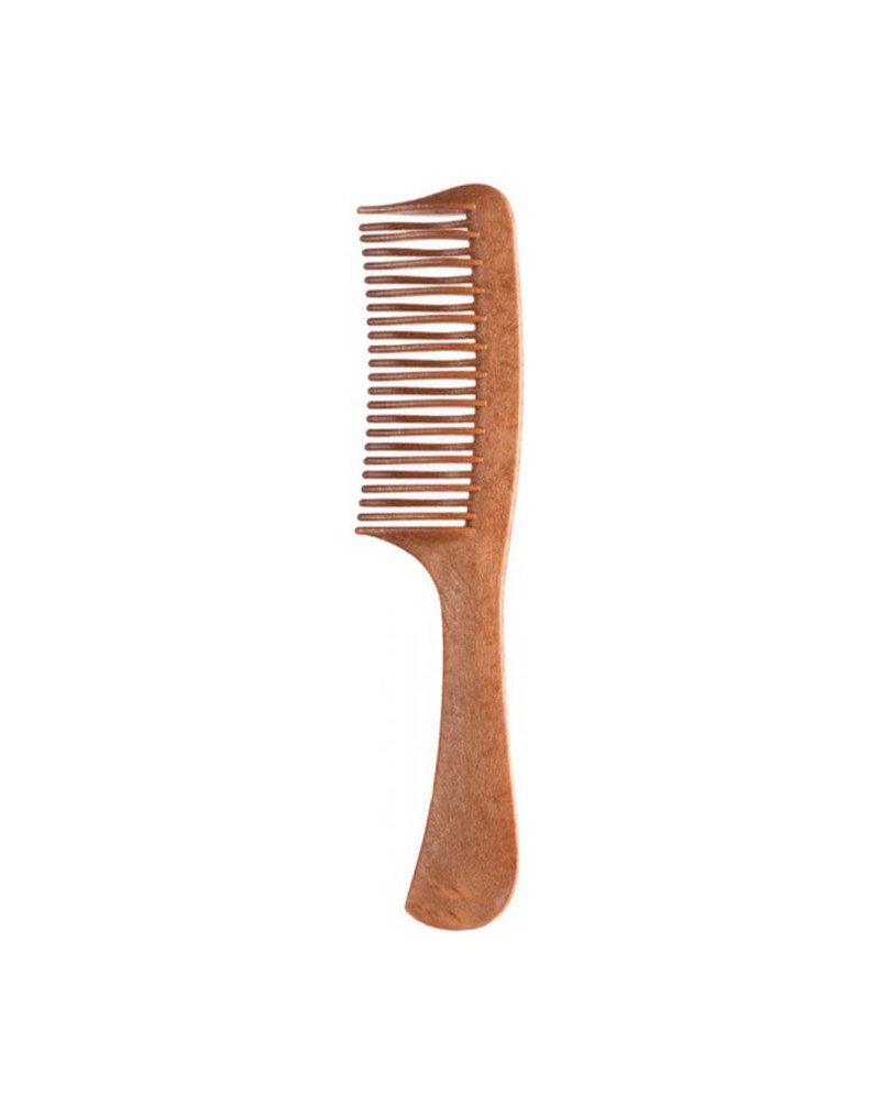 Eurostil Cabello Peine Escarpidor Pua Curva Grande Mango Madera 1Un