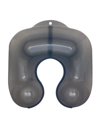 Eurostil Plastico Con Ribete Protector Cuello 36X36 Color Negro Negro 1U  1Un