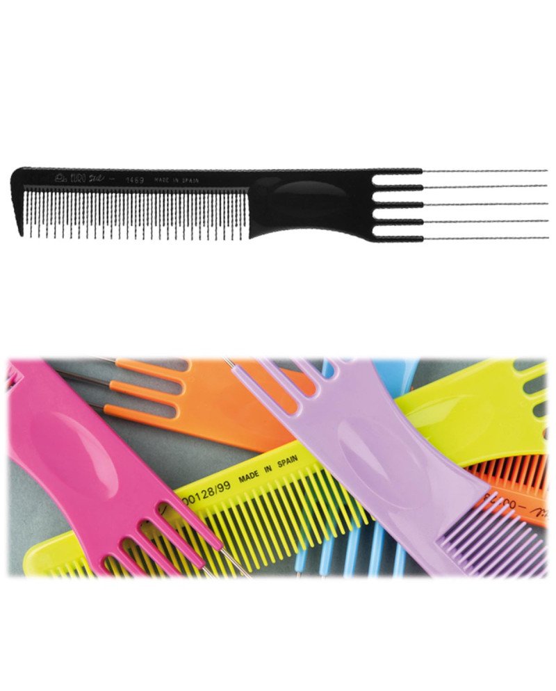 Eurostil Puas Hierro Peine Ahuecador Color 19 5Cm 1Un