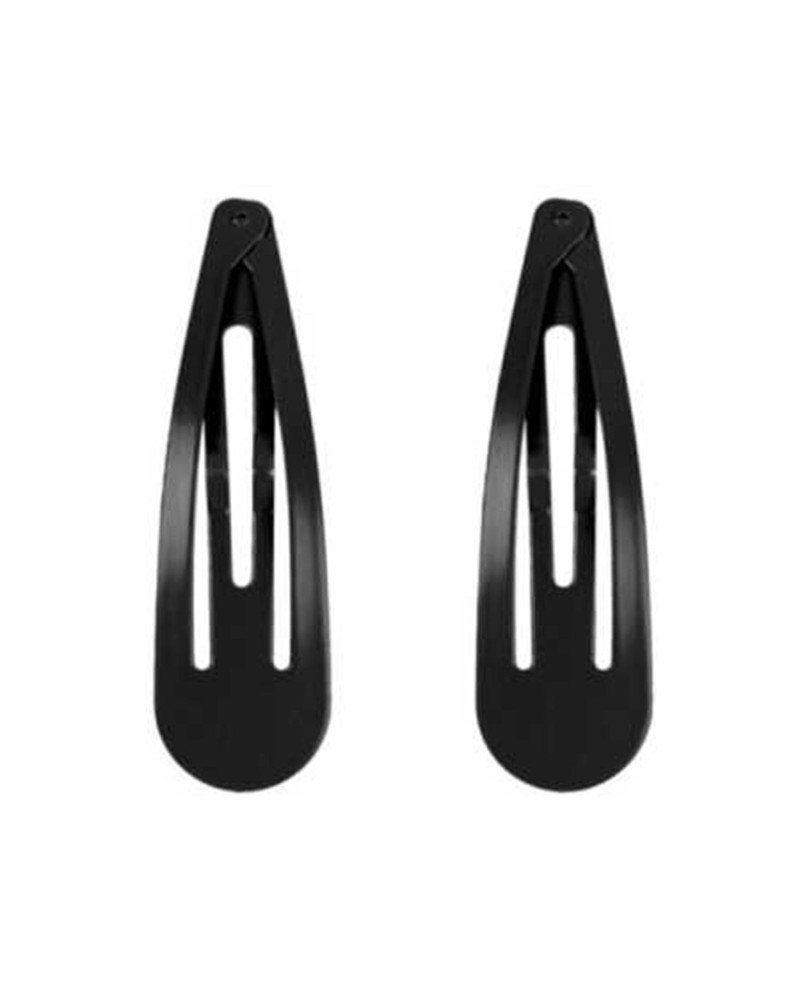 Eurostil Negro Negro Ranitas Para Pelo 7Cm Pack 1Un