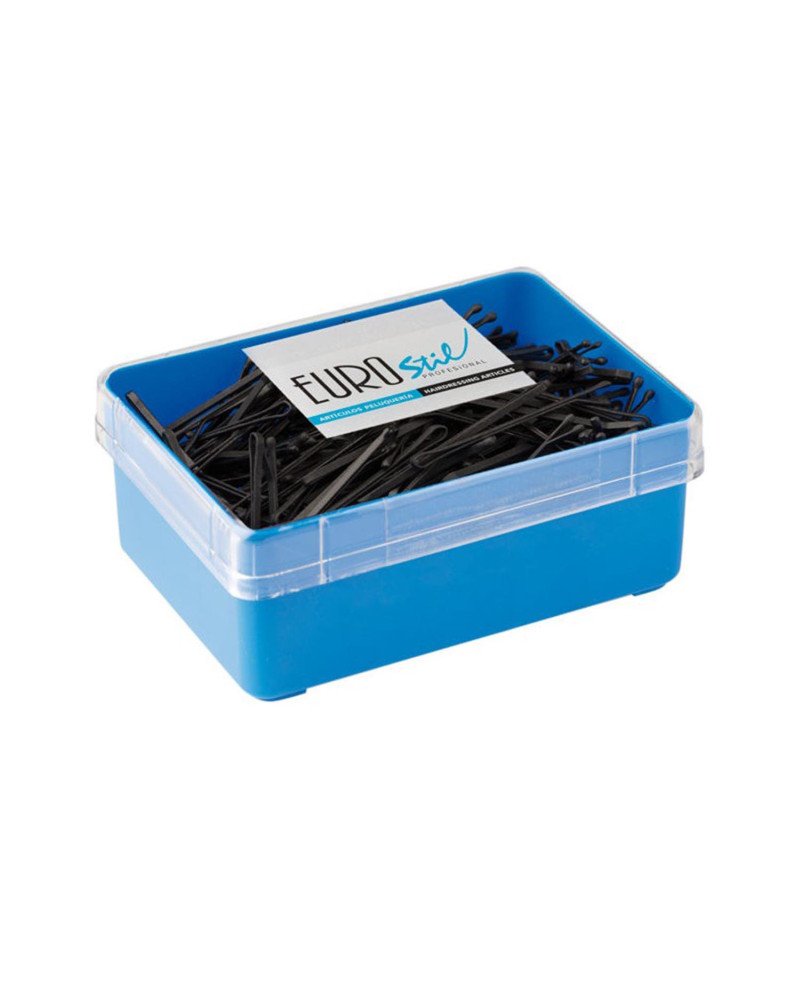 Eurostil Anti-Deslizante Caja Clips Negro Negro 50Mm 1Un