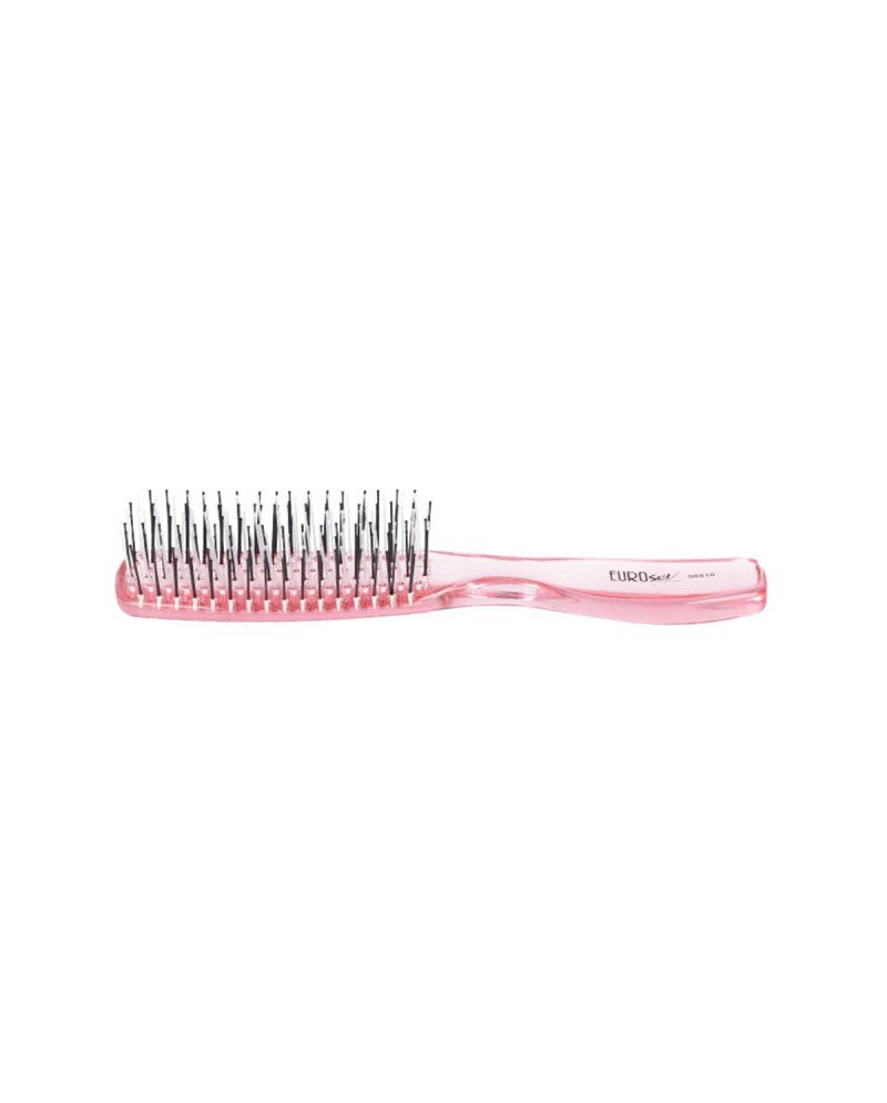 Eurostil Desenredar Cepillo Transparente Rosa 1Un