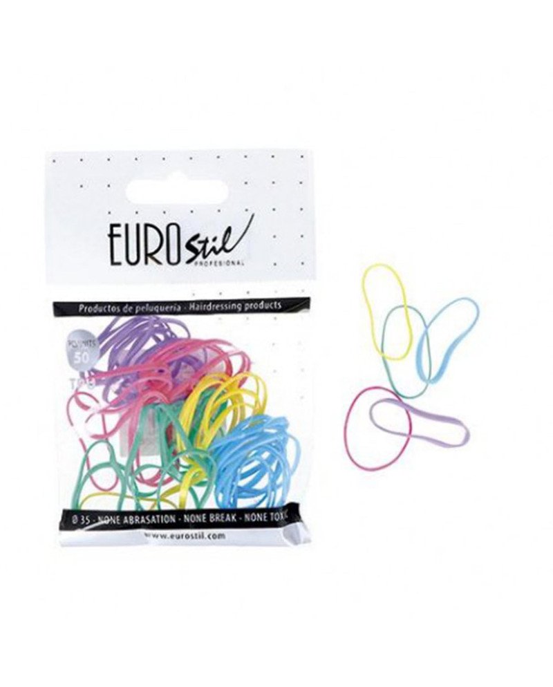 Eurostil Cabello Bolsa De Gomas Colores 50Un