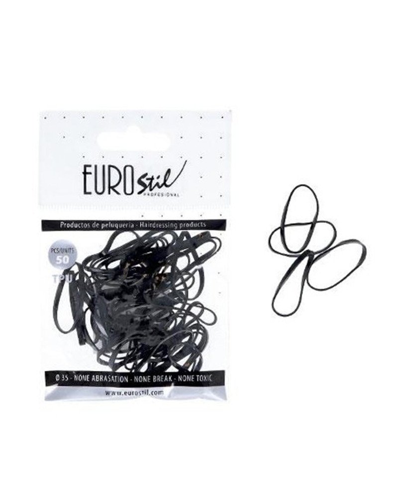 Eurostil Cabello Bolsa De Gomas Negras 50Un