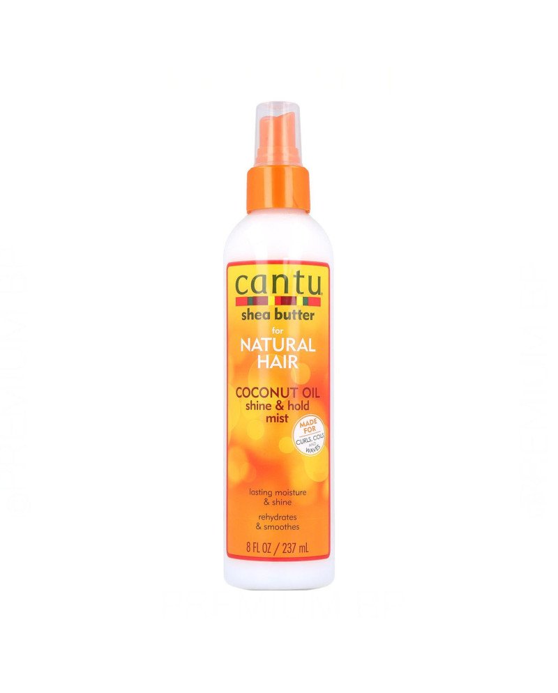Cantu Shea Butter Fijador Aceite De Coco Para Cabello Natural 237Ml Vaporizador