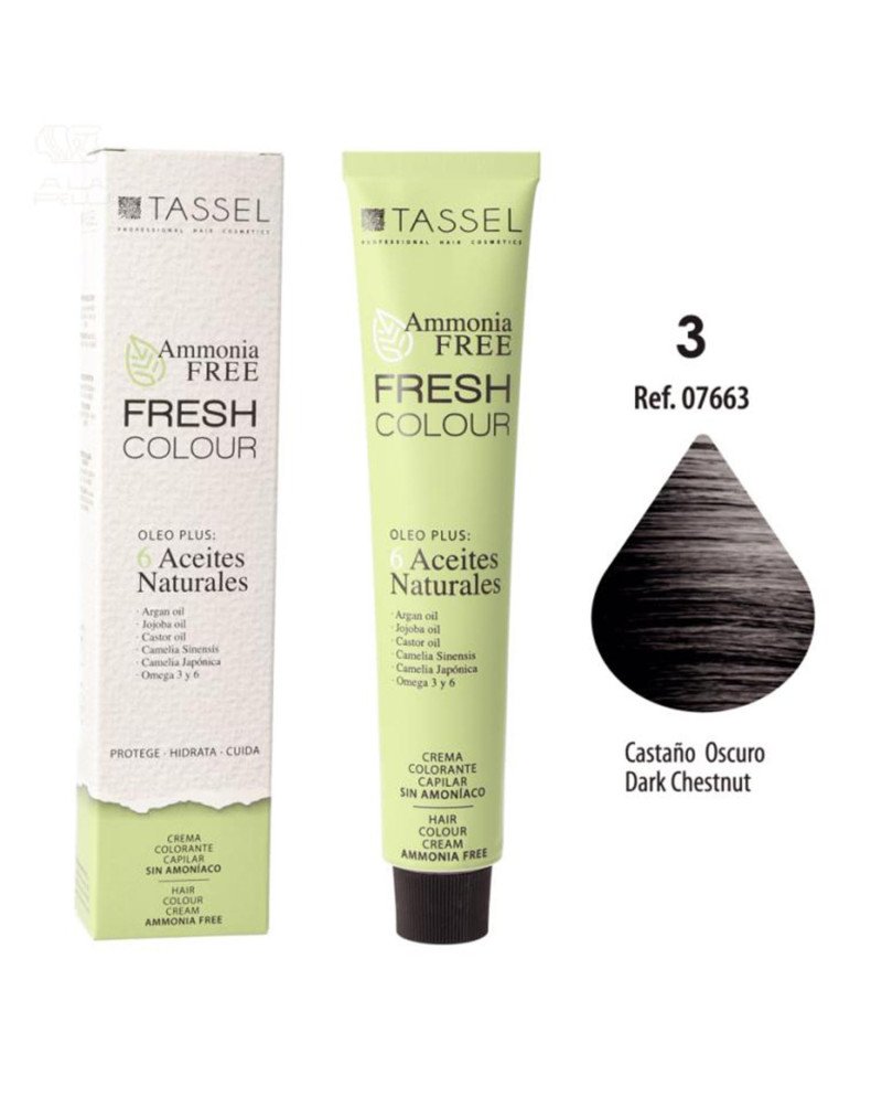 Eurostil Fresh Colour Crema Colorante Sin Amoniaco Castaño Oscuro 1Un