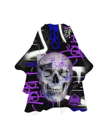 Eurostil Purple Skull Capa Con Cuello De Neopreno 1Un