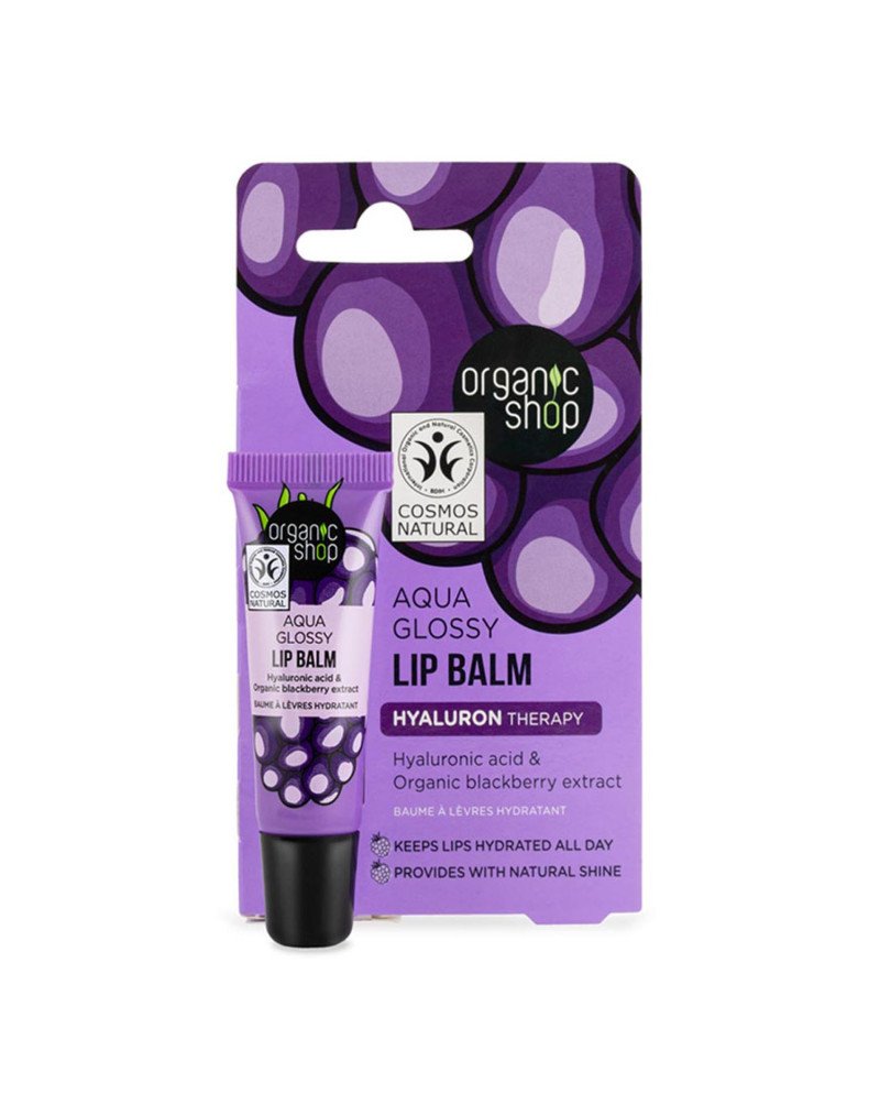 Natura Siberica Aqua Glossy Balsamo Labial Blackberry 1Un