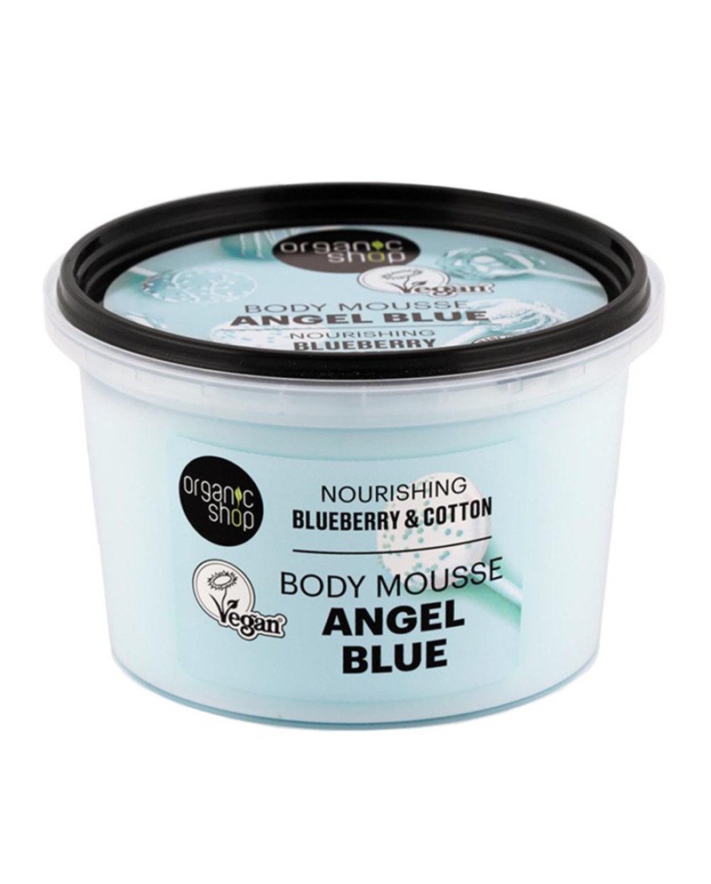 Natura Siberica Nourishing Blueberry & Cotton Mousse Corporal Angel Blue 250Ml