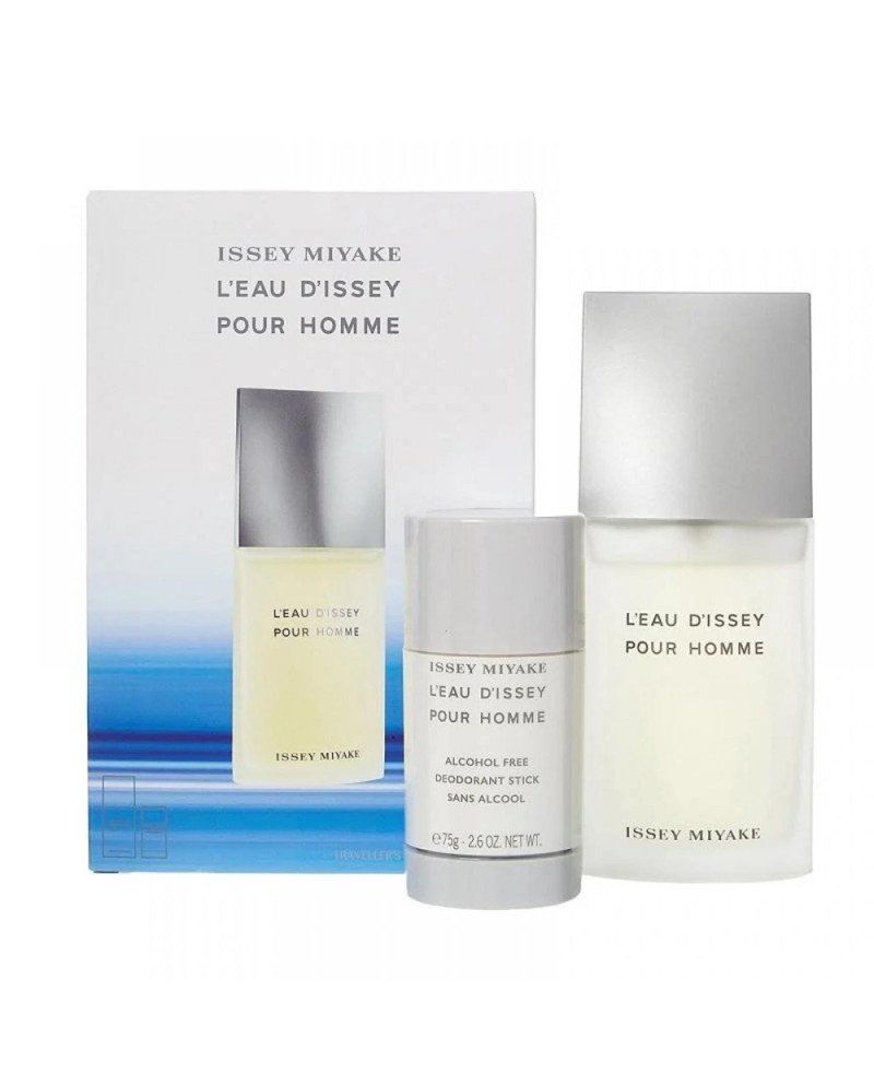 Issey Miyake L'Eau D'Issey Eau De Toilette Pour Homme 75Ml Vaporizador + Desodorante Stick Sin Alcohol 75Gr