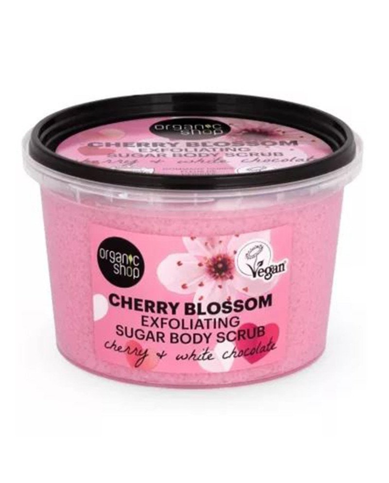 Organic Shop Cherry Blossom Azucar Exfoliante Corporal 250Ml