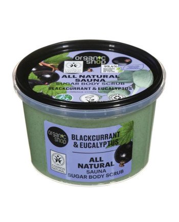 Organic Shop All Natural Sauna Exfoliante Corporal Azucar Grosella 250Ml
