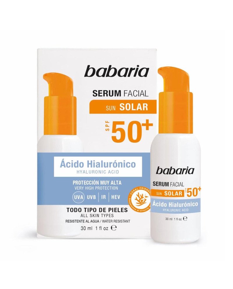 Babaria Acido Hialuronico Serum Facial Spf50+ Todo Tipo De Piel 30Ml