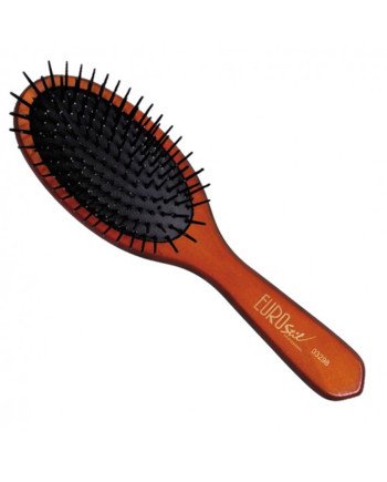 Eurostil Fuelle Oval Cepillo Goma Grande Pua Plastico 1Un