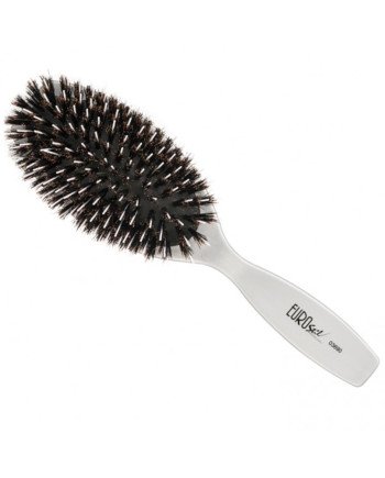 Eurostil Puro Jabali Cepillo Pua Blanca Ovalado Grande 1Un