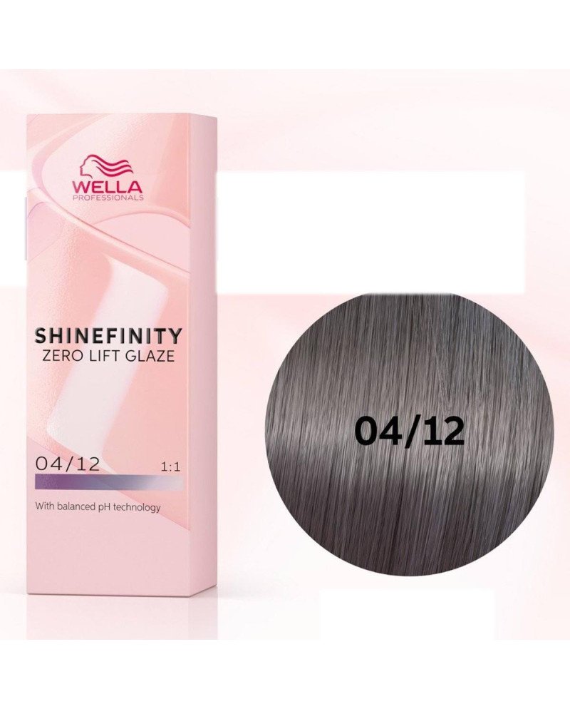 Wella Shinefinity Zero Lift Glaze Tinte 04/12 60Ml