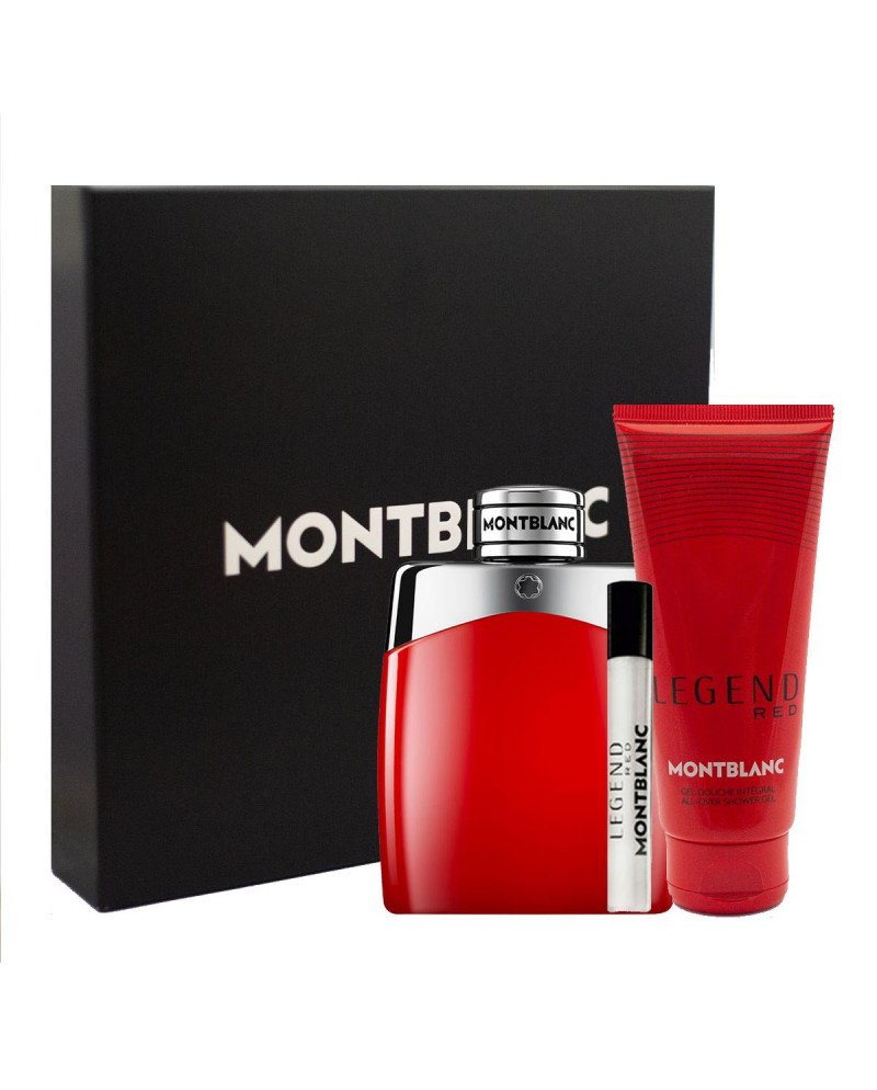Montblanc Legend Red Eau De Parfum 100Ml Vaporizador + Gel De Baño + Miniatura 7 5Ml