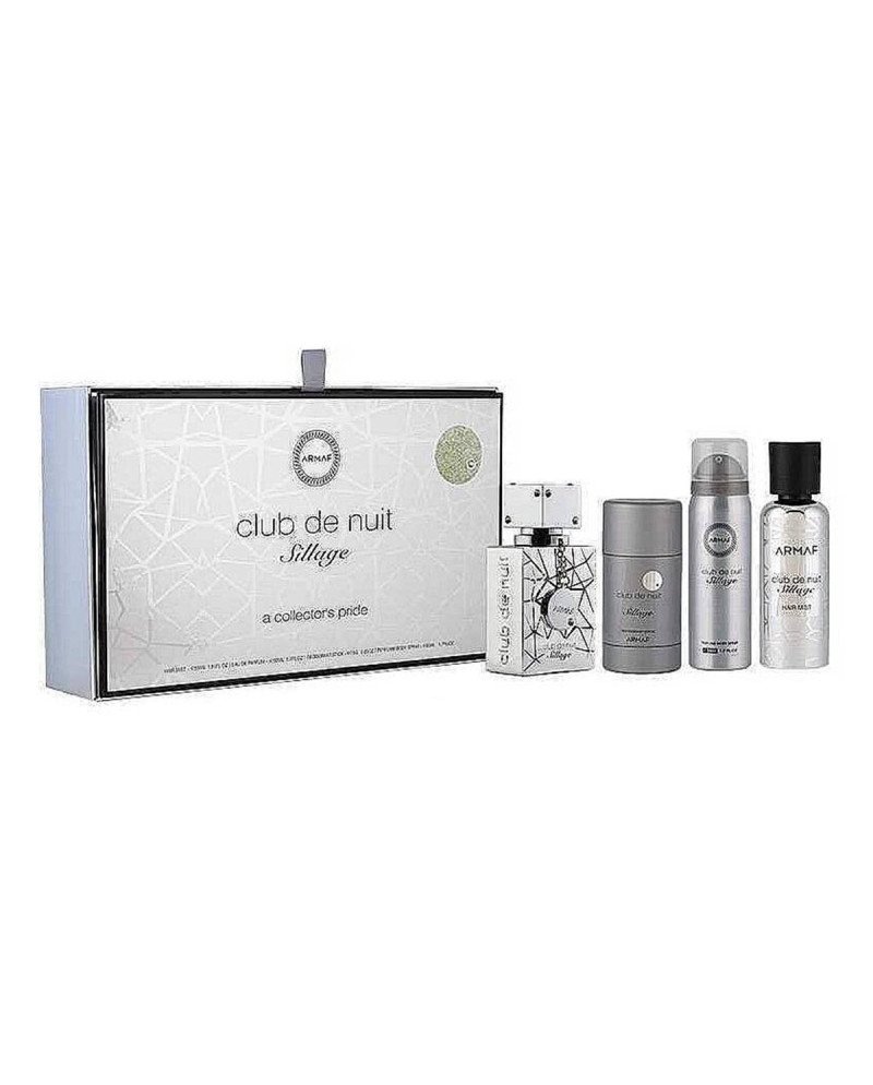 Armaf Club De Nuit Sillage Eau De Parfum 30Un + Hair Mist 55Ml + Desodorante Stick 75Ml + Spray Corporal 50Ml