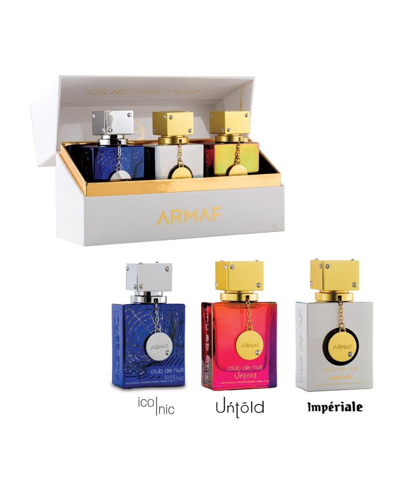 Armaf Club De Nuit Eau De Parfum Iconic 30Ml + Untold Eau De Parfum 3 + Imperiale Eau De Parfum 3