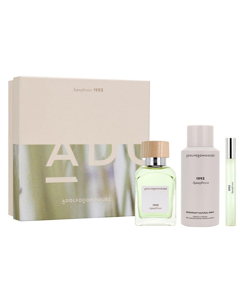 Adolfo Dominguez Agua Fresca 1993 Eau De Toilette 120Ml Vaporizador + Desodorante 150Ml + Miniatura Eau De Toilette 10Ml
