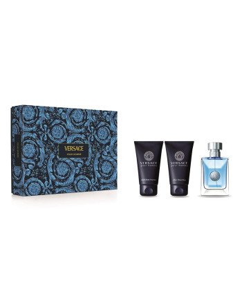 Versace Pour Homme Eau De Toilette 50Ml Vaporizador + Locion Corporal Perfumada 50Ml + Locion After Shave 100Ml