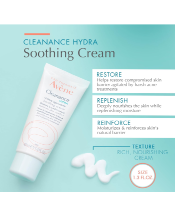 Avene Eau Thermale Cleanance Hydra Soothing Cream 40Ml
