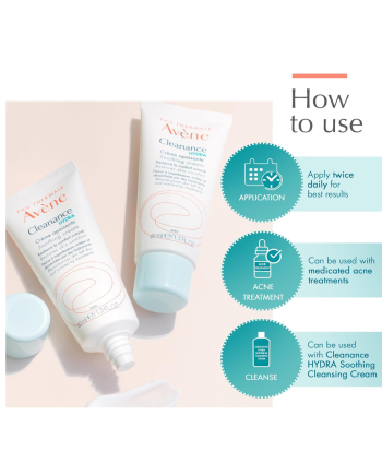 Avene Eau Thermale Cleanance Hydra Soothing Cream 40Ml