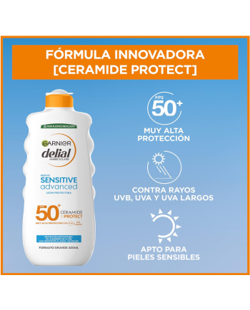 Delial Sensitive Leche Solar Spf50 400ml