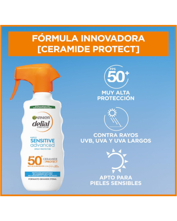 Delial Sensitive Advanced Spray Protector Spf50 270ml