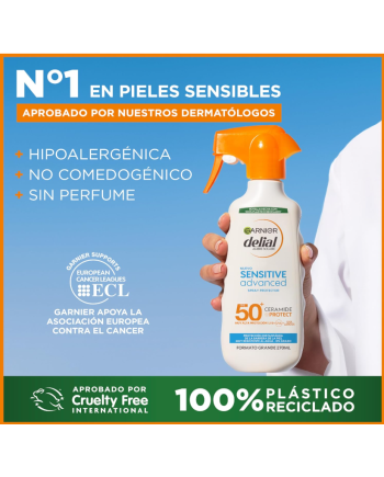 Delial Sensitive Advanced Spray Protector Spf50 270ml