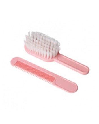 Eurostil Bebe Cepillo Suave Rosa 1Un + Peine 1U